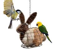 Nistmaterial Zum Nestbau - Winter Schutz Für Bäume, Nistmaterial-Behaelter, Fuer Rotkehlchen Grasmuecken Garten Terrasse Ganzjaehrig Garten Vogelschutz Im