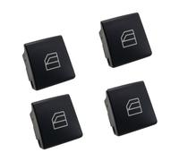 Nisza Coche Botonera Elevalunas 4 unids/Set Tapa de la Cubierta del botón Interruptor Ventana para Benz W204 W212 W463 W166 X166 a-klasse W176 W246 A207 GLE Accesorios