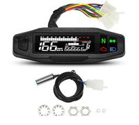 Nisza Tacómetro velocímetro Velocímetro Universal para Motocicleta, Instrumento Digital, Tacómetro, Tablero De Instrumentos, Medidor De Panel, Soporte De Pantalla