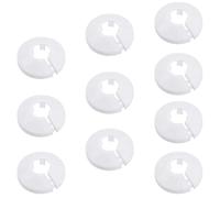 NITAIUN 10 Piezas Radiador Plástico de Tubo Tapones para Tubos de Calefacción Embellecedor Rosetas Radiador Cubierta Collar para Tubo de 16 mm de Diámetro