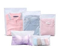 NITAIUN 30 Piezas Organizadores de Embalaje de Viaje, Bolsas de Almacenamiento de Ropa Bolsa Ziplock Reutilizable Bolsa de Transparente Esmeriladas Plástico para Ropa, Bragas, Zapatos, Cosméticos