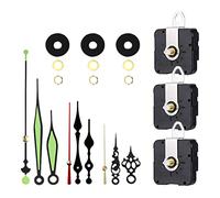 NITAIUN Paquete de 3 Piezas de Mecanismo de Reloj de Cuarzo Piezas de reparación de Reloj Mecanismo de Reloj de Pared Repuesto de Motor Piezas de reparación de Bricolaje 13 mm 16 mm 20 mm (3 Juegos)