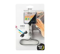 Nite Ize Anclaje de teléfono y correa extensible - Anclaje de teléfono y correa ajustable para protección contra caídas y comodidad - Cable de teléfono móvil - Antracita