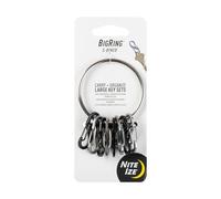 Nite Ize BigRing Steel Llavero Multiherramienta, Hombres, Plateado, M