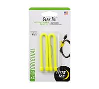 Nite IZE Gear Tie, Unisex, NI-GT6-2PK-33, Amarillo, S/6 Zoll