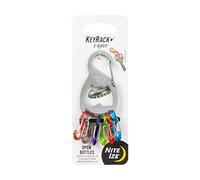 Nite Ize Keyrack, Carabiner Key Chain, plata, talla única, Moderno