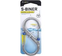 Nite Ize - Mosquetón Marine slidslock, Acero Inoxidable, Size #3