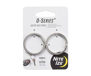 Nite Ize O-Series - Llavero de acero inoxidable (2 unidades)
