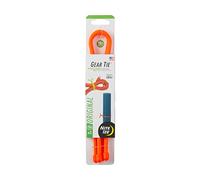 Nite Ize Original Gear Tie, corbata de goma reutilizable, 18 pulgadas, paquete de 2, naranja
