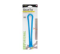 Nite Ize Original Gear Tie Lazo Giratorio de Goma, Adulto Mixto, Azul Brillante, 18"-2-Pack