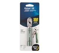 Nite Ize R100F-08-R7 Radiant 100 Llavero EDC linterna, color verde oliva