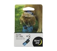 Nite Ize RadDog - Cuenco Plegable para Mascotas, Azul, Talla única