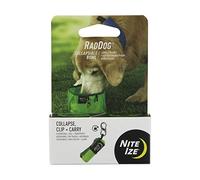 Nite IZE RadDog - Cuenco Plegable para Perro, Cuenco Ligero para Alimentos y Agua, Verde, Talla única