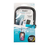 Nite Ize Runoff - Funda Impermeable para teléfono con Cremallera TRU, Tarjetero + cordón, IP67 Impermeable para iPhone/Galaxy/Pixel de hasta 6.6 Pulgadas de Alto, Cabe en Bolsillos, Color carbón