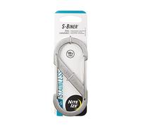 Nite IZE S - Biner Size 5 Durable - Cadena de mosquetón, Color Gris