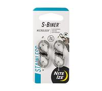 Nite Ize Sbiner Microlock Organizador de Llaves, Hombres, Plateado, m