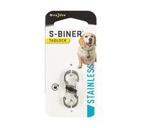 Nite Ize Sbiner Taglock - Accesorios para Mascotas para Hombre, Color Plateado