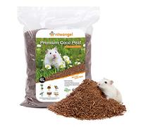 Niteangel Cama Natural de Acofar para Hámsters Enanos Sirios, Gerbillos, Ratones, Degus u Otros Animales Pequeños a Base de Coco/Corcho. (Turba de Coco)