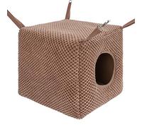 Niteangel Hamaca columpio acogedora para hurones, ratas, chinchilla, deslizadores de azúcar u otros animales pequeños (chocolate)