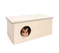 Niteangel - Hámster de Madera con 2 cámaras para hámster, Ratones, gerbos, Ratones u Otros Animales pequeños