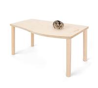 Niteangel Plataforma de madera para juego de hámster para cuenco de comida, botella y otros accesorios de jaula (onda, 7 pulgadas de altura)