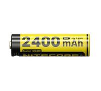 Nitecore Batería de iones de litio, 1,5 V, USB-C, 2400 mAh, paquete de 4