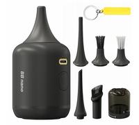 NITECORE BB Nano - Soplador de aire electrónico portátil versátil para fotografía con kit de aspiradora de extensión NIA007, kit de limpieza mejorado NIA008, etiqueta NITECORE
