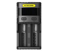 Nitecore Cargador rápido SC2 - Cargador de baterías/baterías
