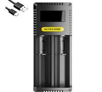 Nitecore Cargador USB-C CI2 Portatil, Cargador de Bateria para iones de litio, NiMH y NI-Cd