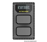 Nitecore Cargador USB con pantalla LCD USN1 para Sony NP-FW50