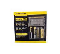 Nitecore D4EU - Accesorios para linternas, color negro / amarillo