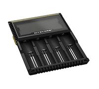 Nitecore D4EU - Accesorios para linternas, color negro / amarillo