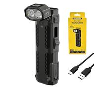 Nitecore EDC09 EDC09 EDC Linterna de alto CRI, tres temperaturas de color, ángulo ajustable, 1600 lúmenes