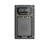 Nitecore FX1 Fujifilm W126/W126s Cargador USB de batería de Doble Ranura de 2 Horas