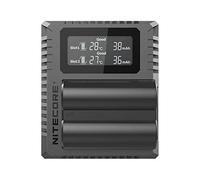 Nitecore FX3 Fujifilm W235 Hour Cargador USB de batería de Doble Ranura