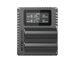 Nitecore FX3 Fujifilm W235 Hour Cargador USB de batería de Doble Ranura