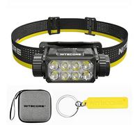 Nitecore HC75 UHE - Foco de inundación de 3000 lúmenes, ajuste de enfoque electrónico, faro de trabajo, recargable USB-C
