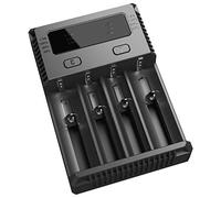 Nitecore New i4 Versione 2016 Caricabatteria per batterie Li-Ioni-LiPO4 Ni-MH Ni-CD,Nueva versión 2016 Nitecore Cargador i4 de Li-Ion-LiPO4 Ni-MH Ni-CD