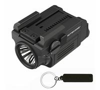 Nitecore NPL25 900 lúmenes - Lámpara táctica ajustable magnética recargable compatible con 1913 o GL Rail Tag, Negro