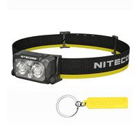 Nitecore NU25 MCT 400 lúmenes, ultraligero, varias temperaturas de color, para exterior, linterna frontal recargable USB-C (diadema normal)