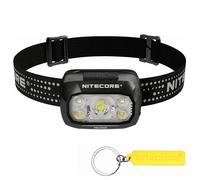 Nitecore NU30 - Linterna frontal para exteriores (500 lúmenes, triple salida), color negro