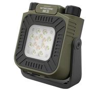 Nitecore NWL30 - Linterna de luz LED de trabajo con carga USB-C de 3000 lúmenes, color verde