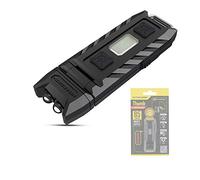 Nitecore Thumb Linterna Llavero LED Recargable 85 Lumenes con Luz Roja Cabeza Ajustable solo 25 grammos
