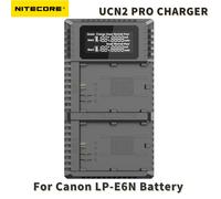 Nitecore UCN2 Pro Cargador Doble LCD para Canon LP-E6N