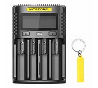 NITECORE UMS4 Cargador de batería rápido inteligente QC 4 ranuras para Li-Ion/IMR/LiFePO4/Ni-MH/Ni-Cd