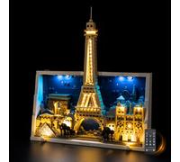 Nitemode Iluminación compatible con Leg0Architecture Paris - City of Love 21064 - Juego de construcción con control remoto mejorado, diseño de secuencia de múltiples luces (Just Lights)