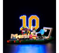 Nitemode Kit de luces compatible con Lego Lionel Messi - Juego de construcción de fútbol Highlights 43011 | Regulación de control táctil mejorado y accesorios de iluminación de fácil instalación (no