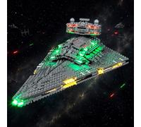 Nitemode Kit de luces para LEGO 75394 Imperial Star Destroyer, solo luces | Acceso remoto de función completa para exhibición nocturna de destructor de estrellas imperial y regalo (modelo no incluido)