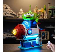 Nitemode Kit de luz compatible con Lego Alien con Pizza Planet Rocket Ride 43307 Building Set | Regulación de control táctil mejorado y accesorios de iluminación de fácil instalación (no incluye juego