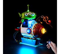 Nitemode Kit de sonido y luz compatible con Lego Alien con juego de construcción Pizza Planet Rocket Ride 43307 | Efectos de luz y sonido temáticos seleccionables mejorados (no incluye juego 43307)
